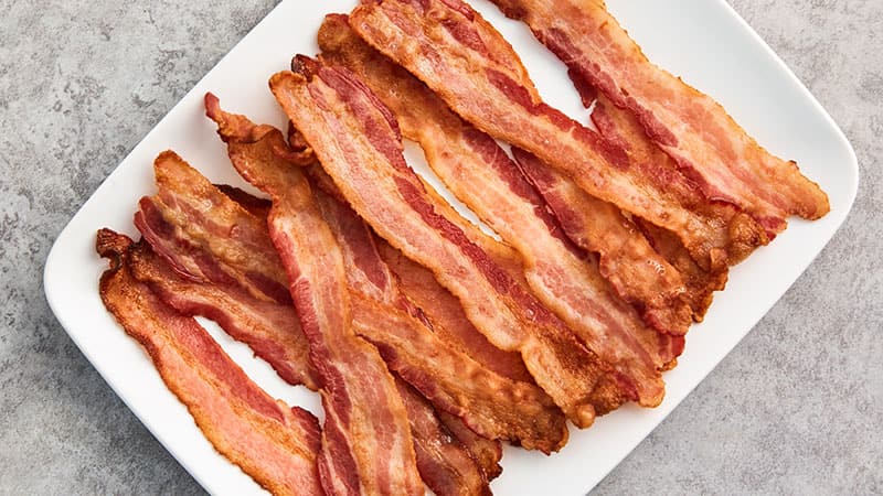 Fridge Food Storage Containers bacon crisper plastic deli meat